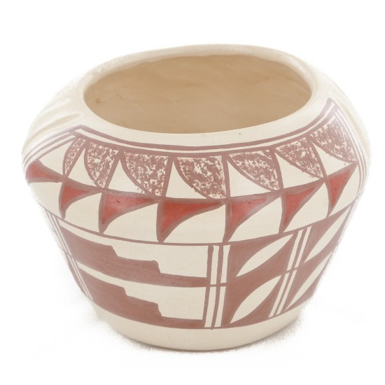 $150 Handmade Handpainted Certified Authentic Hopi R.Tsinnij Keams Canyon Native American Pottery 1 102494-14