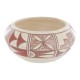 $150 Handmade Handpainted Certified Authentic Hopi R.Tsinnij Keams Canyon Native American Pottery 102494-10