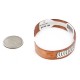 Handmade Certified Authentic Navajo Pure .925 Sterling Silver and Copper Native American Bracelet 12721-4