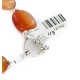Certified Authentic Navajo Natural Carnelian Link Native American Bracelet 1 12742-113