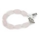 Certified Authentic Navajo Natural Native American Pink Quartz Link Bracelet 12742-112