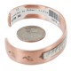 Navajo .925 Sterling Silver Handmade Certified Authentic Pure Copper Native American Bracelet 13015-2
