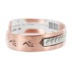 Navajo .925 Sterling Silver Handmade Certified Authentic Pure Copper Native American Bracelet 13015-2