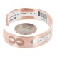 Bear Paw Navajo .925 Sterling Silver Handmade Certified Authentic Pure Copper Native American Bracelet 13015-3