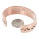 Navajo Bear Paw Sun .925 Sterling Silver Handmade Certified Authentic Pure Copper Native American Bracelet 13016
