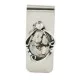 Handmade Navajo Nickel and .925 Sterling Silver Natural White Buffalo Native American Money Clip 11264-4 Handmade Navajo Nickel and .925 Sterling Silver Natural White Buffalo Native American Money Clip 11264-4