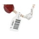 Certified Authentic Navajo .925 Sterling Silver Natural Turquoise and Red Jasper Native American Bracelet 13020-1