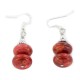 Certified Authentic .925 Sterling Silver Hooks Jasper Dangle Native American Earrings 18154