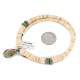 Certified Authentic Drop Navajo .925 Sterling Silver Natural Turquoise Graduated Melon Shell Native American Necklace 15778-11