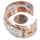 Bearpaw Navajo .925 Sterling Silver Handmade Certified Authentic Pure Copper Native American Bracelet  13017
