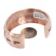 Bearpaw Navajo .925 Sterling Silver Handmade Certified Authentic Pure Copper Native American Bracelet  13017