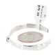 Handmade Certified Authentic Navajo .925 Sterling Silver Natural Turquoise Baby Native American Bracelet 13012-2