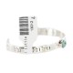 Handmade Certified Authentic Navajo .925 Sterling Silver Natural Turquoise Baby Native American Bracelet 13012-2