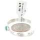 Handmade Certified Authentic Navajo .925 Sterling Silver Natural Turquoise Baby Native American Bracelet 13012-1