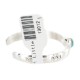 Handmade Certified Authentic Navajo .925 Sterling Silver Natural Turquoise Baby Native American Bracelet 13012-1