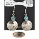 Vintage Style OLD Buffalo Nickel Coin Navajo .925 Sterling Silver Natural Turquoise Dangle Earrings 18144 Vintage Style OLD Buffalo Nickel Coin Navajo .925 Sterling Silver Natural Turquoise Dangle Earrings 18144