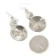 Vintage Style OLD Buffalo Nickel Coin Navajo .925 Sterling Silver Natural Turquoise Dangle Earrings 18144 Vintage Style OLD Buffalo Nickel Coin Navajo .925 Sterling Silver Natural Turquoise Dangle Earrings 18144