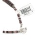 Certified Authentic Navajo .925 Sterling Silver Natural Turquoise Graduated Heishi and Spiny Oyster Native American Necklace 25228-2