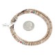 Certified Authentic Navajo .925 Sterling Silver Coral Natural Turquoise and Graduated Heishi Native American Necklace 25231-7