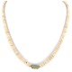 Certified Authentic Navajo .925 Sterling Silver Natural Graduated Melon Shell Turquoise Native American Necklace 15213-45 Certified Authentic Navajo .925 Sterling Silver Natural Graduated Melon Shell Turquoise Native American Necklace 15213-45