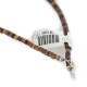 Certified Authentic Navajo .925 Sterling Silver Natural Spiderweb Turquoise Jasper Agate Native American Necklace 18108-78