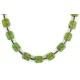 Navajo .925 Sterling Silver Composite Gaspeite Heishi Native American Necklace 17047-1 Navajo .925 Sterling Silver Composite Gaspeite Heishi Native American Necklace 17047-1