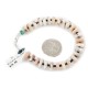 Certified Authentic Navajo .925 Sterling Silver White Howlite Native American Bracelet 12975-5 Certified Authentic Navajo .925 Sterling Silver White Howlite Native American Bracelet 12975-5