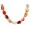 Nickel Carnelian Navajo Necklace 25321-4