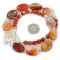 Nickel Carnelian Navajo Necklace 25321-4