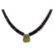 Certified Authentic Drop Navajo .925 Sterling Silver Natural Turquoise Graduated Heishi Native American Necklace 7501008-52