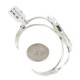 Handmade Certified Authentic Navajo .925 Sterling Silver Natural Turquoise Native American Bracelet 12981