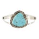 Handmade Certified Authentic Navajo .925 Sterling Silver Natural Turquoise Native American Bracelet 12982 Handmade Certified Authentic Navajo .925 Sterling Silver Natural Turquoise Native American Bracelet 12982