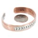 Navajo .925 Sterling Silver Handmade Certified Authentic Pure Copper Native American Bracelet 18136 Navajo .925 Sterling Silver Handmade Certified Authentic Pure Copper Native American Bracelet 18136