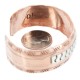 Navajo .925 Sterling Silver Handmade Certified Authentic Pure Copper Native American Bracelet 13000
