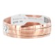 Navajo .925 Sterling Silver Handmade Certified Authentic Pure Copper Native American Bracelet 18135