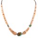 Certified Authentic Navajo .925 Sterling Silver Natural Turquoise Graduated Spiny Oyster Native American Necklace 17059 Certified Authentic Navajo .925 Sterling Silver Natural Turquoise Graduated Spiny Oyster Native American Necklace 17059