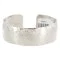 Hammered Nickel Navajo Handmade Certified Authentic Native American Cuff Bracelet 13005