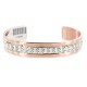 Navajo .925 Sterling Silver Handmade Certified Authentic Pure Copper Native American Bracelet 12998