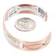 Navajo .925 Sterling Silver Handmade Certified Authentic Pure Copper Native American Bracelet 12998