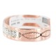 Navajo .925 Sterling Silver Handmade Certified Authentic Pure Copper Native American Bracelet 12998