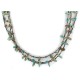 3 Strand Certified Authentic Navajo .925 Sterling Silver Natural Turquoise Native American Necklace 750107-41 3 Strand Certified Authentic Navajo .925 Sterling Silver Natural Turquoise Native American Necklace 750107-41