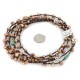 3 Strand Certified Authentic Navajo .925 Sterling Silver Natural Turquoise Mother of Pearl Native American Necklace 15585-210