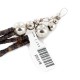 3 Strand Certified Authentic Navajo .925 Sterling Silver Natural Multicolor Stones Native American Necklace  25318