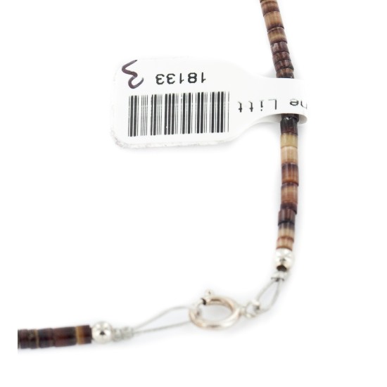 3 Strand Certified Authentic Navajo .925 Sterling Silver Natural Turquoise Coral Native American Necklace 18133-3