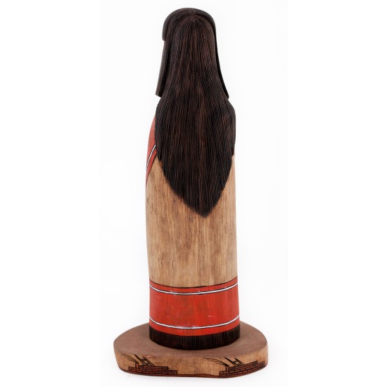 Handmade Handpainted Certified Authentic Leander Tena Khongva Hopi Native American Kachina 10899