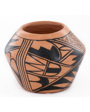 $150 Handmade Handpainted Certified Authentic Hopi R.Tsinnij Keams Canyon Native American Pottery  102494-9