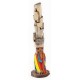 $180 Handmade Handpainted Certified Authentic Hopi Field House Signed Native American Kachina 19139