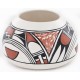 $200 Handmade Handpainted Certified Authentic Hopi R.Tsinnij Keams Canyon Native American Pottery 102494-7
