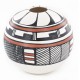 $200 Handmade Handpainted Certified Authentic Hopi R.Tsinnij Keams Canyon Native American Pottery 2 102494-6