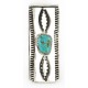 Handmade Certified Authentic Navajo Nickel and .925 Sterling Silver Natural Turquoise Native American Money Clip 5 11238-1 Handmade Certified Authentic Navajo Nickel and .925 Sterling Silver Natural Turquoise Native American Money Clip 5 11238-1